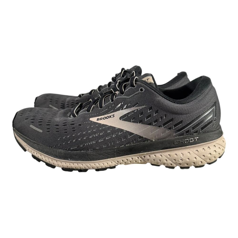Brooks Ghost 13 Black Gray Women’s 8 Wide (D) Running Shoes Cushioned Neutral - Picture 4 of 8